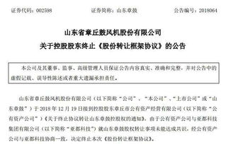 波瀾再起 山東章鼓控股股東終止向亞都科技轉(zhuǎn)讓控制權(quán)，技術(shù)轉(zhuǎn)讓前景再添變數(shù)